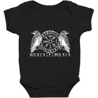 Viking Vegv??sir Ravengod Hugin & Munin Ravens Baby Bodysuit | Artistshot