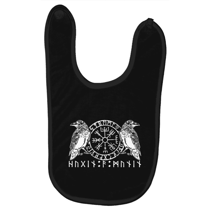 Viking Vegv??sir Ravengod Hugin & Munin Ravens Baby Bibs | Artistshot