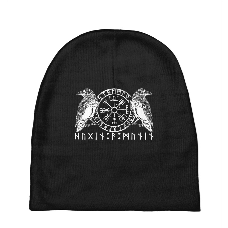 Viking Vegv??sir Ravengod Hugin & Munin Ravens Baby Beanies | Artistshot