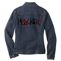 Program Computer Work Ladies Denim Jacket | Artistshot