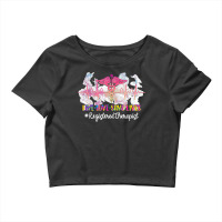 Live Love Save Lives Registered Therapist Heartbeat Nurse Crop Top | Artistshot