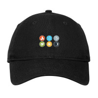 Gloomhaven Elements Symbol Fire Ice Air Earth Light Dark Adjustable Cap | Artistshot