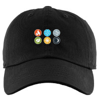 Gloomhaven Elements Symbol Fire Ice Air Earth Light Dark Kids Cap | Artistshot