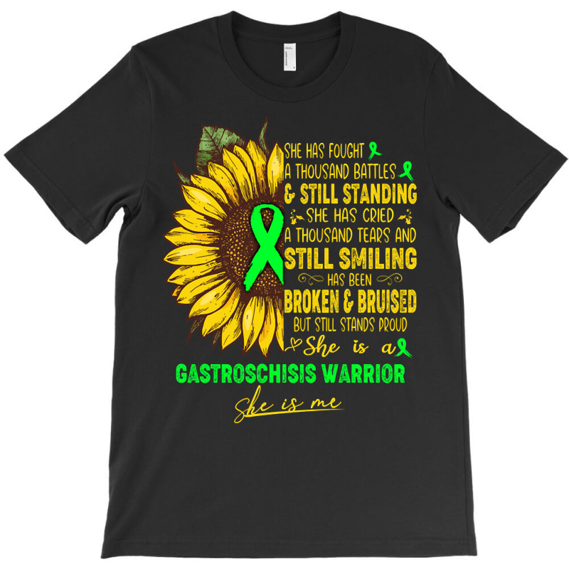 Gastroschisis Awareness She Is A Gastroschisis Warrior She Is Me T-shirt | Artistshot