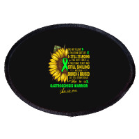 Gastroschisis Awareness She Is A Gastroschisis Warrior She Is Me Oval Patch | Artistshot