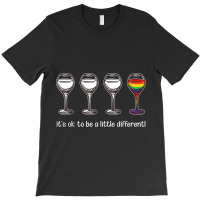 It S Ok To Be A Little Different Tshirt Pride Lgbt Les Gay T-shirt | Artistshot