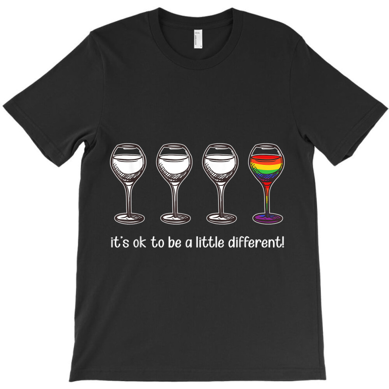 It S Ok To Be A Little Different Tshirt Pride Lgbt Les Gay T-shirt | Artistshot