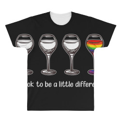 It s ok to be a little different Tshirt Pride LGBT Les Gay All Over Men's T-shirt | Artistshot