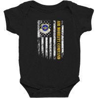 Proud Air Mobility Command Veteran Vintage Veterans Day Baby Bodysuit | Artistshot