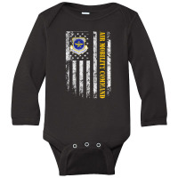 Proud Air Mobility Command Veteran Vintage Veterans Day Long Sleeve Baby Bodysuit | Artistshot