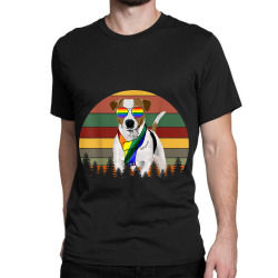 Jack Russell Terrier Gay Pride LGBT Retro TShirt Classic T-shirt | Artistshot