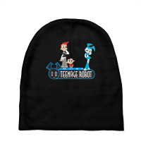 My Life As A Teenage Robot Brad, Tuck And Jenny Tank Top Baby Beanies | Artistshot