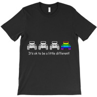 Jeep Its Ok To Be A Little Different Shirt, Lgbt Rainbow  Tshirt T-shirt | Artistshot