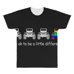 Jeep its ok to be a little different shirt, LGBT Rainbow  TShirt All Over Men's T-shirt | Artistshot