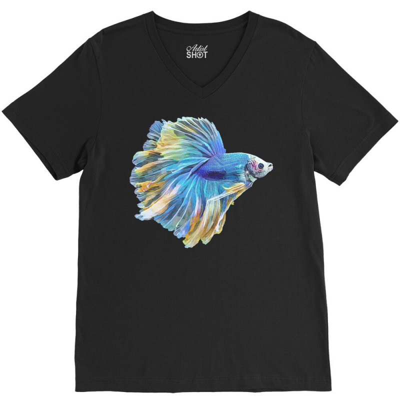 Paradise Betta T  Shirt Paradise Betta Fish T  Shirt V-Neck Tee by antwanbartell660 | Artistshot