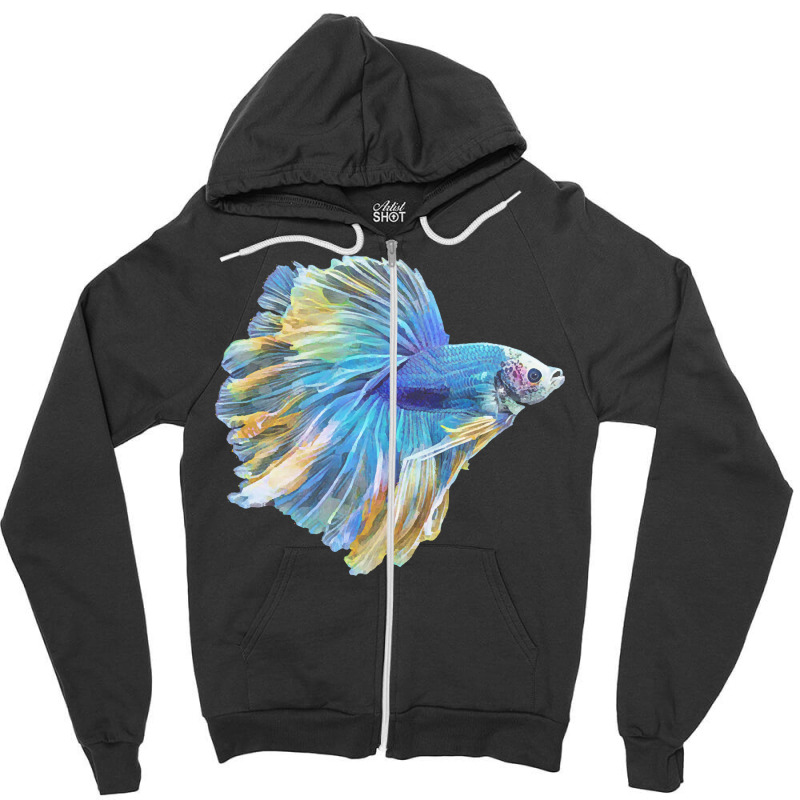 Paradise Betta T  Shirt Paradise Betta Fish T  Shirt Zipper Hoodie by antwanbartell660 | Artistshot