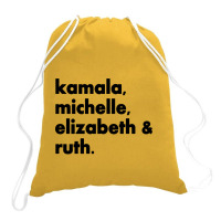 Kamala Michelle Rbg Elizabeth Ruth Drawstring Bags | Artistshot