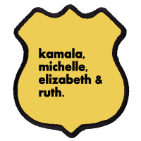 Kamala Michelle Rbg Elizabeth Ruth Shield Patch | Artistshot