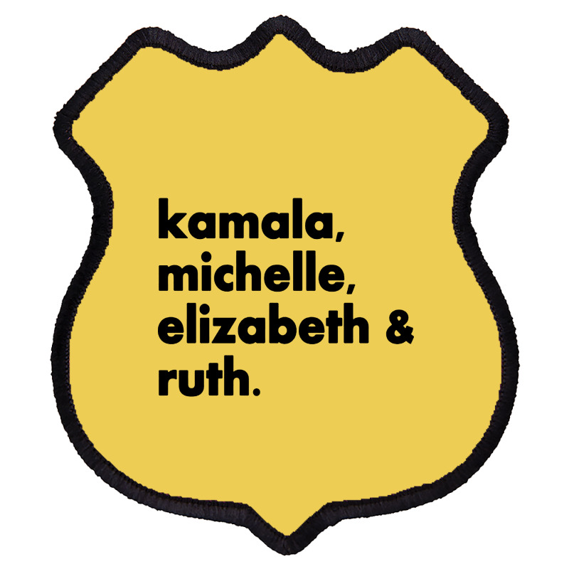 Kamala Michelle Rbg Elizabeth Ruth Shield Patch | Artistshot