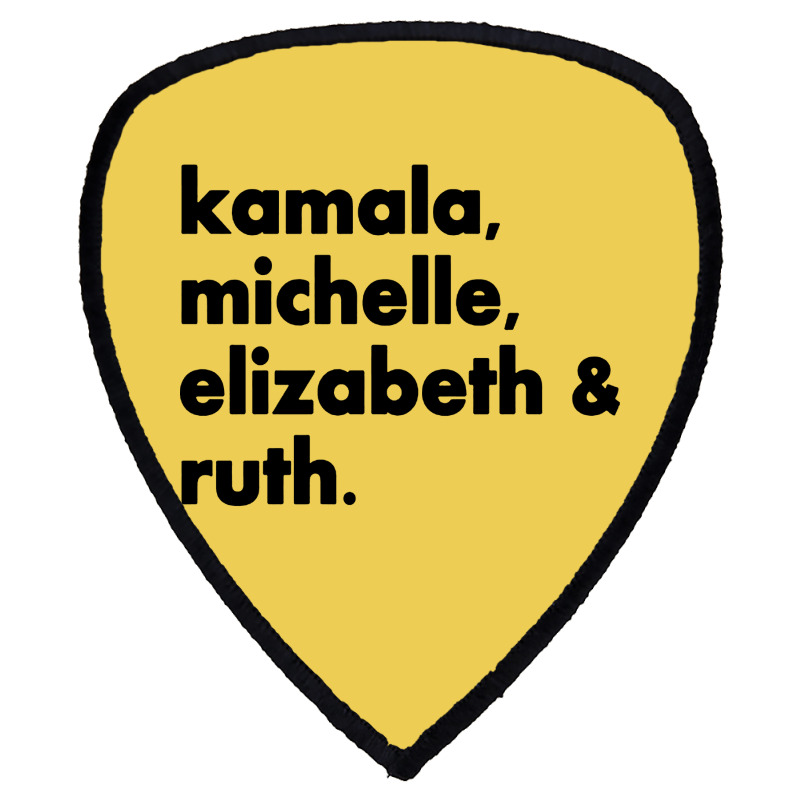 Kamala Michelle Rbg Elizabeth Ruth Shield S Patch | Artistshot