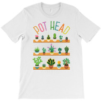 Plant Lover And Gardener Pot Head Succulent T-shirt | Artistshot