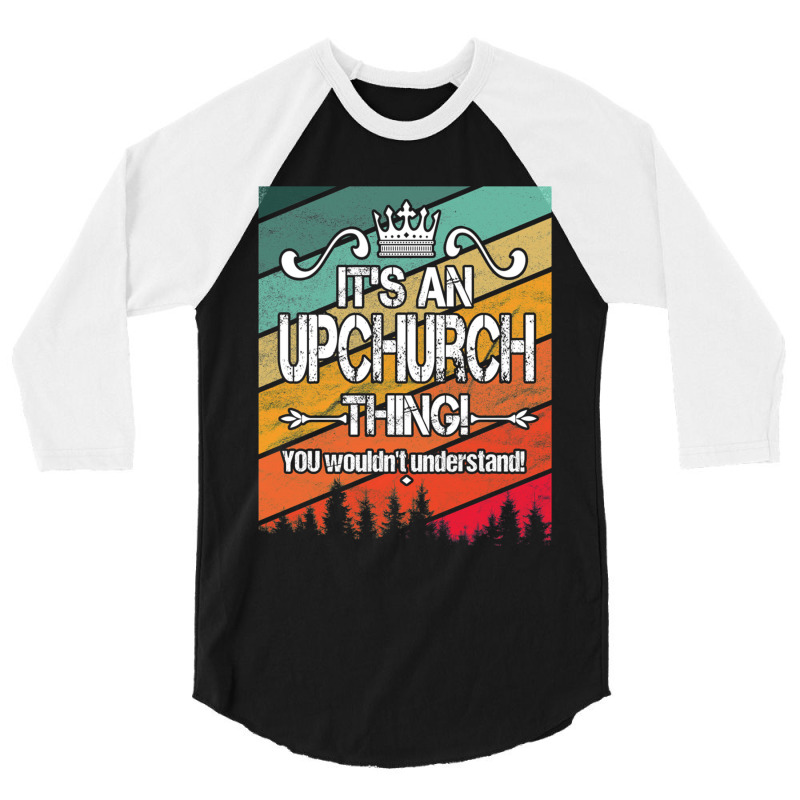 Upchurch Vintage Square Design 3/4 Sleeve Shirt by YATRONOTLEY | Artistshot