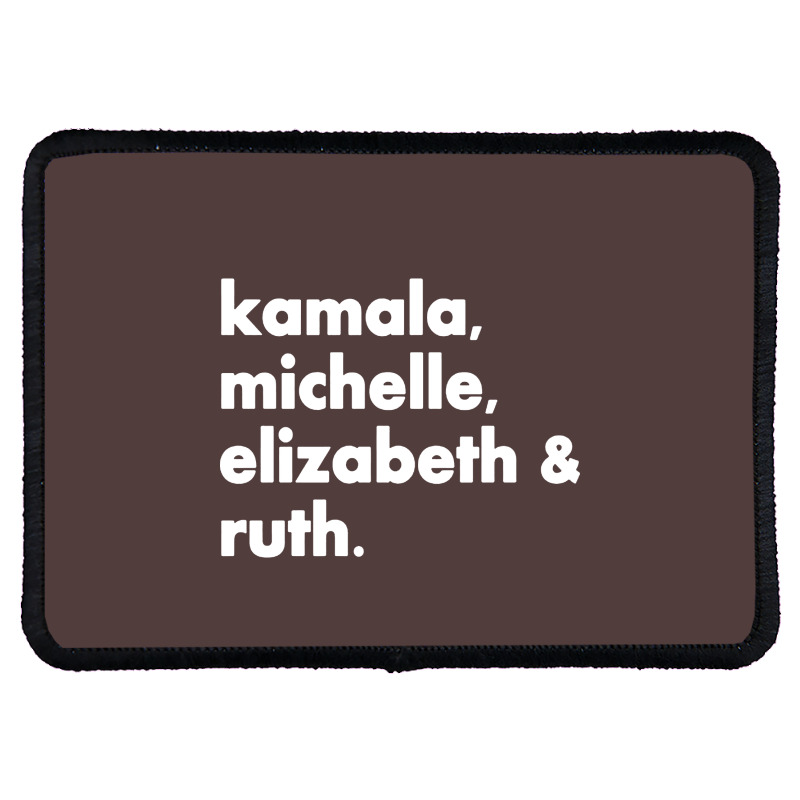 Kamala Michelle Rbg Elizabeth Ruth Rectangle Patch | Artistshot