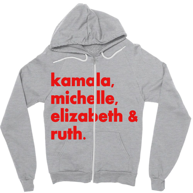 Kamala Michelle Rbg Elizabeth Ruth Zipper Hoodie | Artistshot