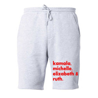 Kamala Michelle Rbg Elizabeth Ruth Fleece Short | Artistshot