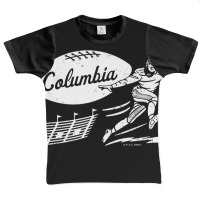 Vintage College Football - Columbia Lions (white Columbia Wordmark) Graphic Youth T-shirt | Artistshot