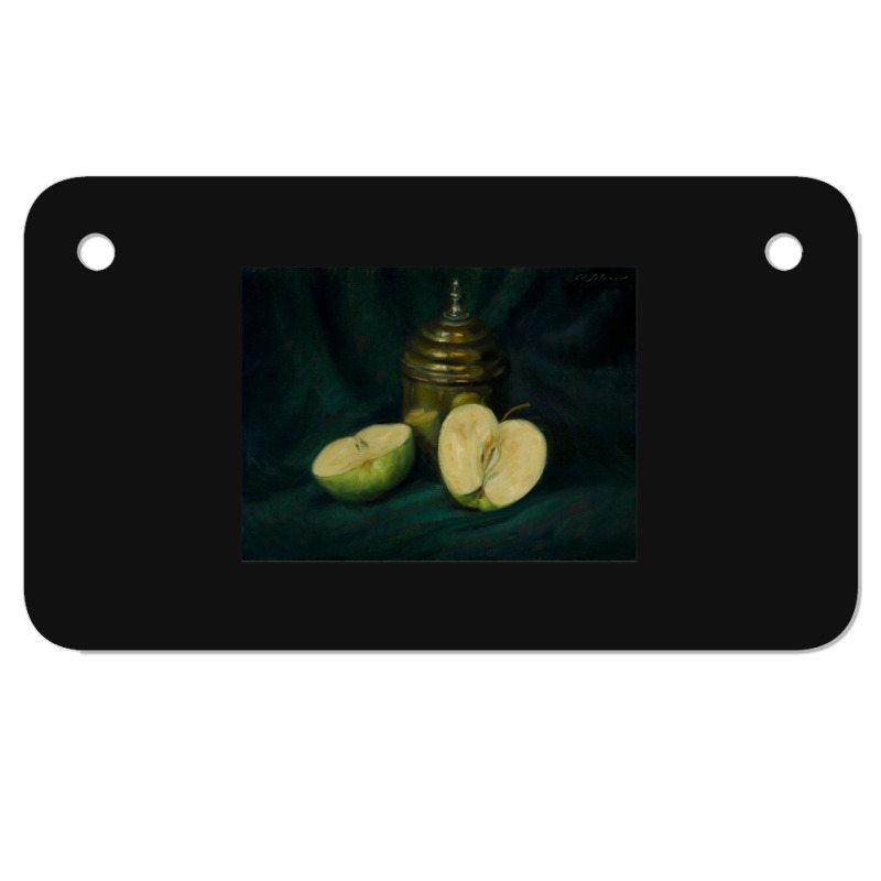 Apples And Canister Premium Motorcycle License Plate | Artistshot