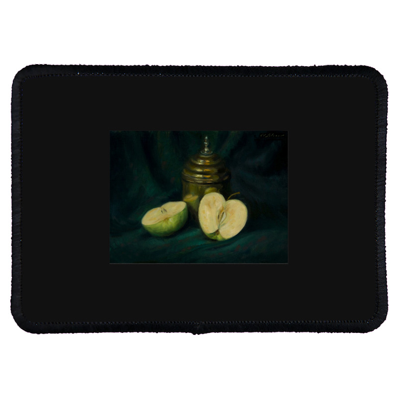 Apples And Canister Premium Rectangle Patch | Artistshot