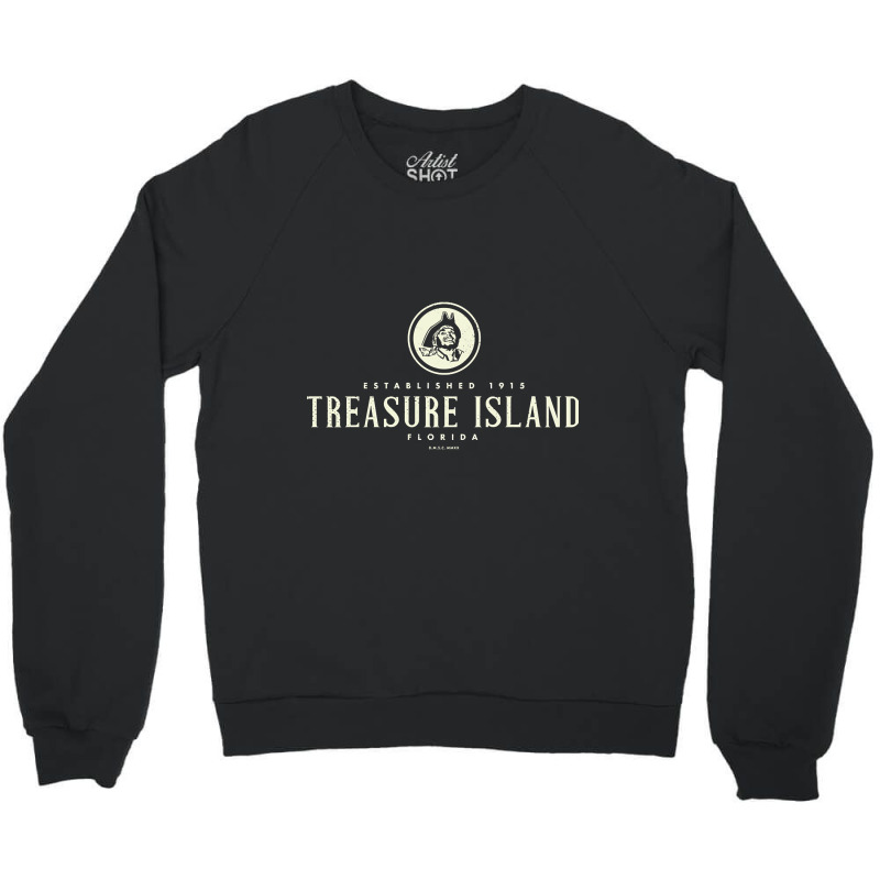 Treasure Island, Florida - Pirate Crewneck Sweatshirt by greggjvandervor | Artistshot