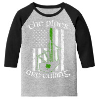 The Pipes Are Calling Kilt Scottish Bagpiper Youth 3/4 Sleeve | Artistshot