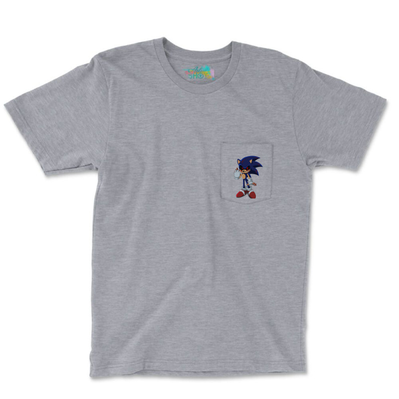 Crazy Sondgehog Anime Pocket T-shirt | Artistshot