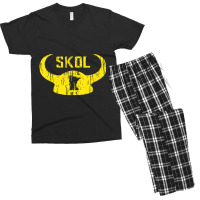 Skol Nordic Scandinavian Warrior Viking Helmet Men's T-shirt Pajama Set | Artistshot