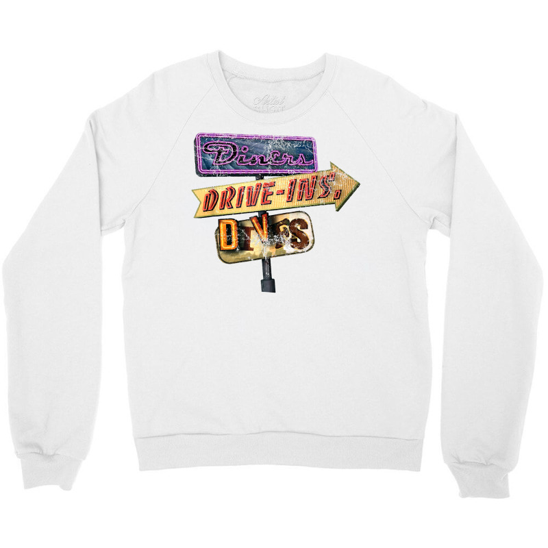 Diners Drive Ins Dives Crewneck Sweatshirt | Artistshot