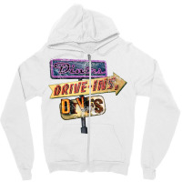 Diners Drive Ins Dives Zipper Hoodie | Artistshot