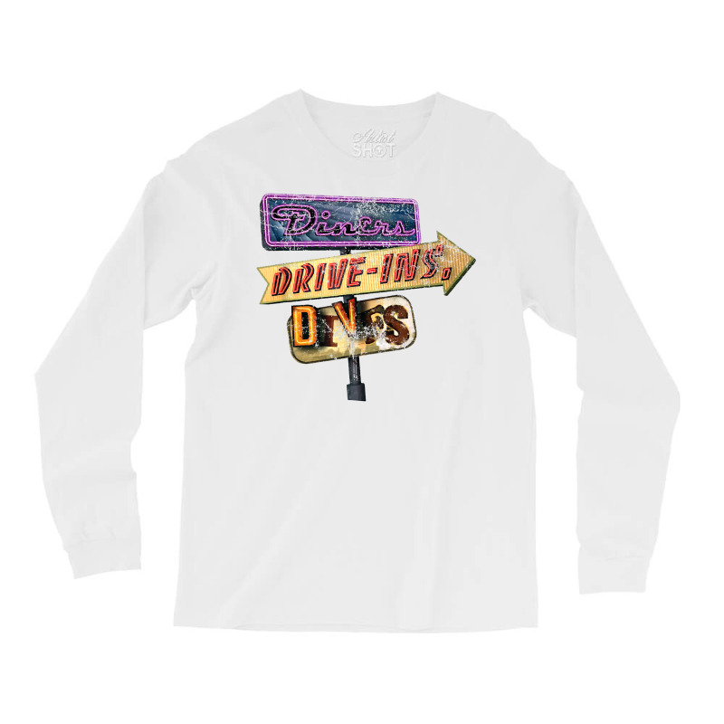 Diners Drive Ins Dives Long Sleeve Shirts | Artistshot