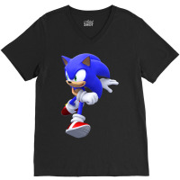 Dash Son Hedgehog V-neck Tee | Artistshot