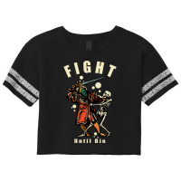 Fight Until Die Scorecard Crop Tee | Artistshot