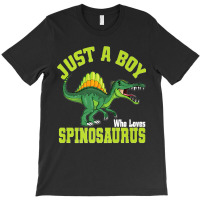 Just A Boy Who Loves Spinosaurus I Kids I Toddler Dinosaur Premium T-shirt | Artistshot