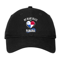 My Heart Beats For Panama   Panamanian Pride T Shirt Adjustable Cap | Artistshot