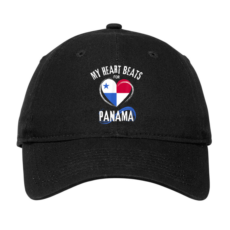 My Heart Beats For Panama   Panamanian Pride T Shirt Adjustable Cap by been | Artistshot