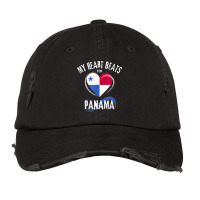 My Heart Beats For Panama   Panamanian Pride T Shirt Vintage Cap | Artistshot