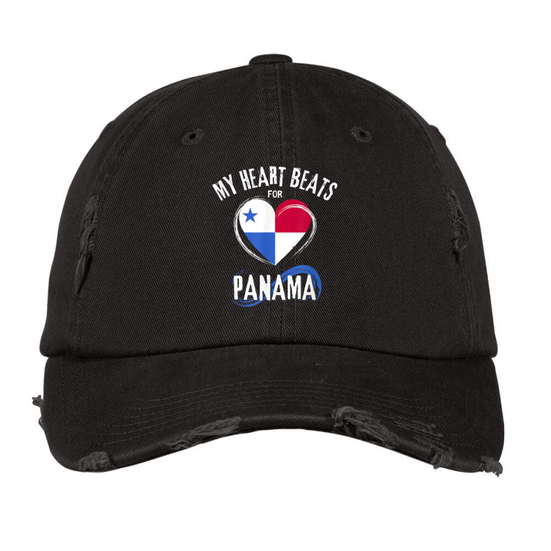 My Heart Beats For Panama   Panamanian Pride T Shirt Vintage Cap by been | Artistshot