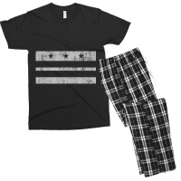 Vintage Washington Dc Flag Retro District Of Columbia Gift Men's T-shirt Pajama Set | Artistshot