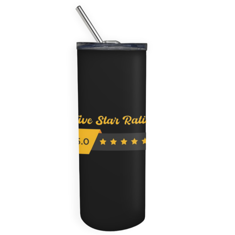 Five Star Rating Skinny Tumbler | Artistshot