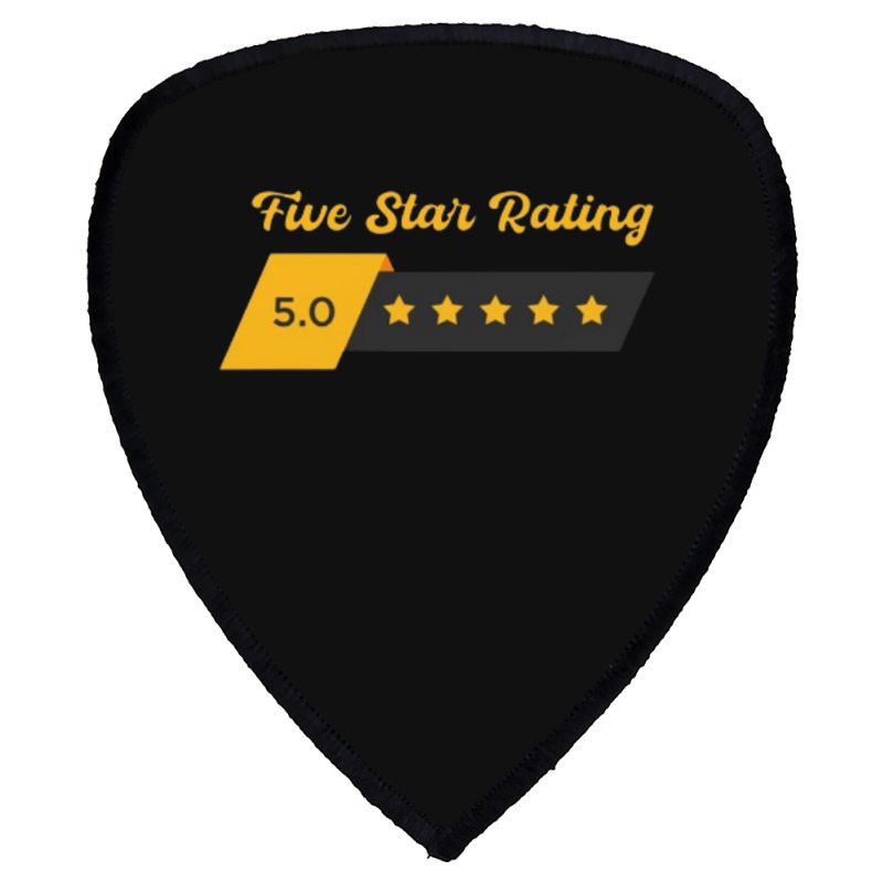 Five Star Rating Shield S Patch | Artistshot