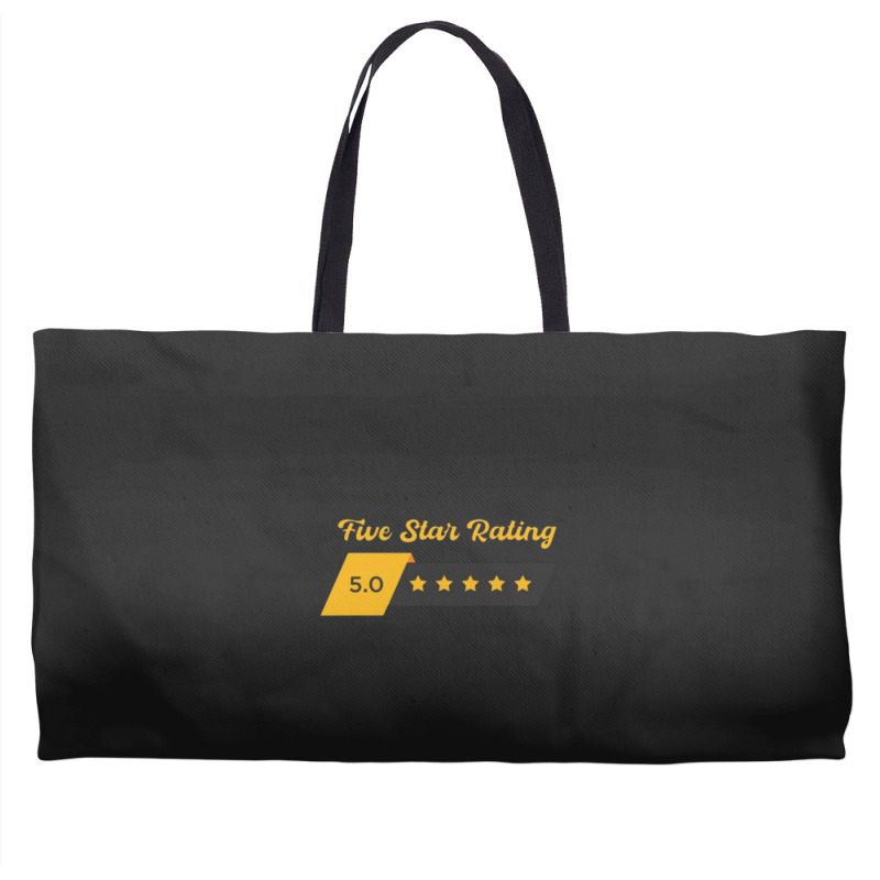 Five Star Rating Weekender Totes | Artistshot